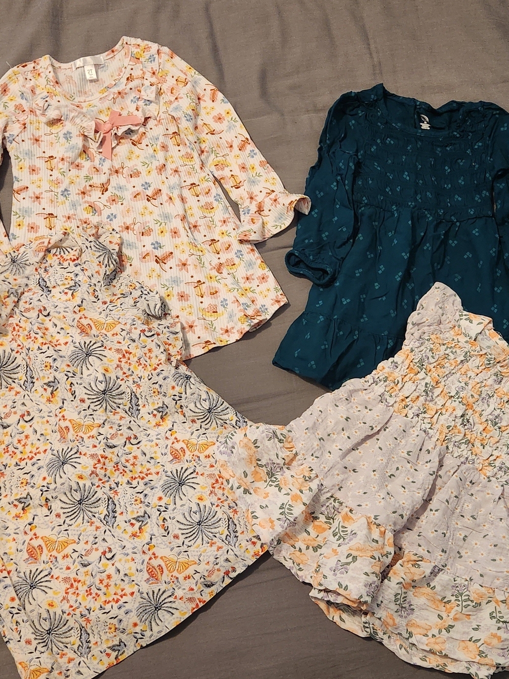 Little Lass, GAP And Wonder Nation Bundle Of Toddler Dresses